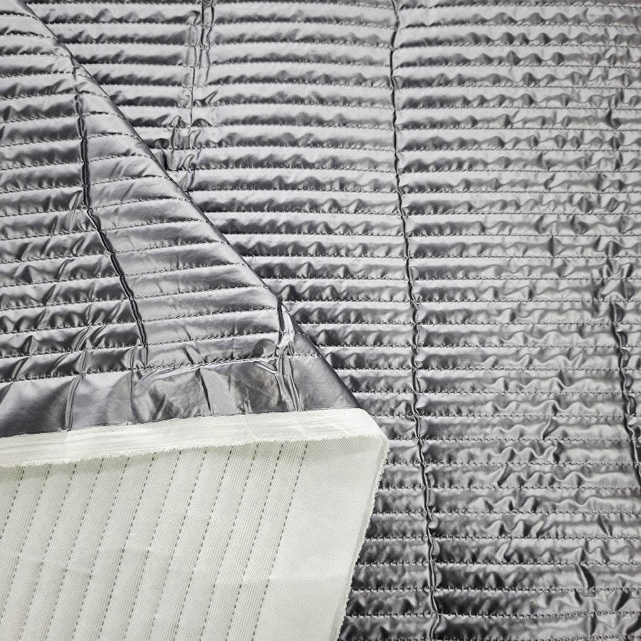 Moncler Metalic Linear Silver