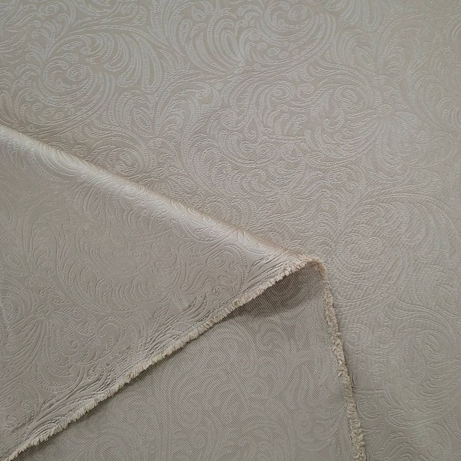 Embossed Duchess Satin Fabric 150cm.