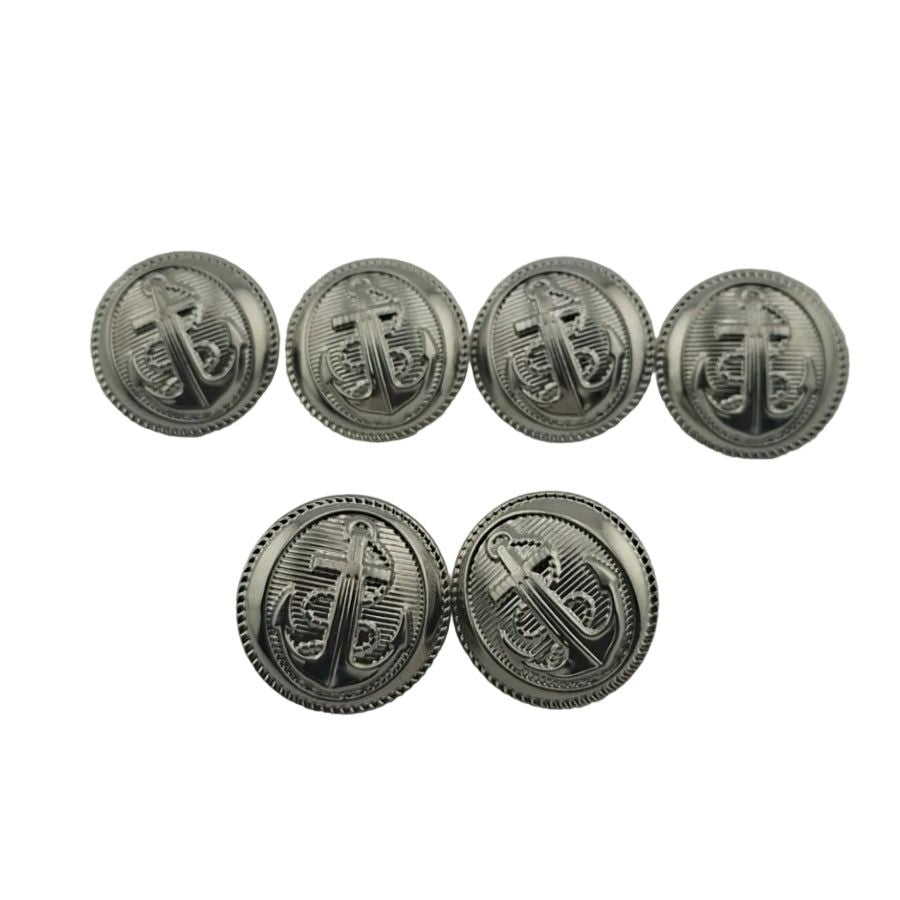Blazer Buttons Silver 20.5mm.