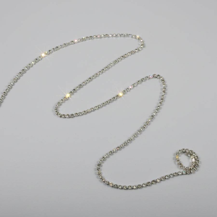Diamante Trim SS12D Silver