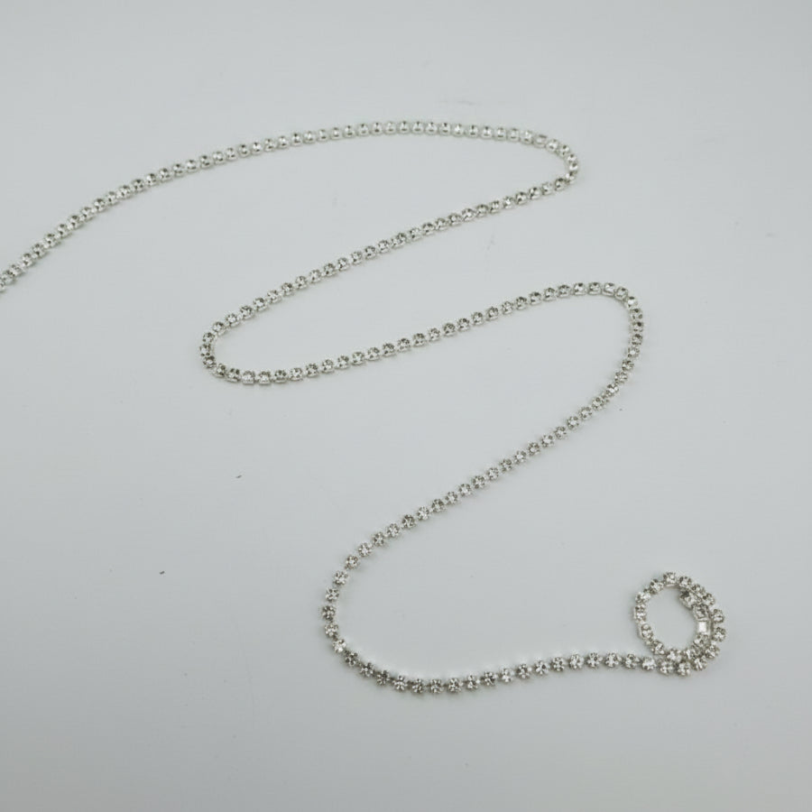 Diamante Trim SS12D Silver
