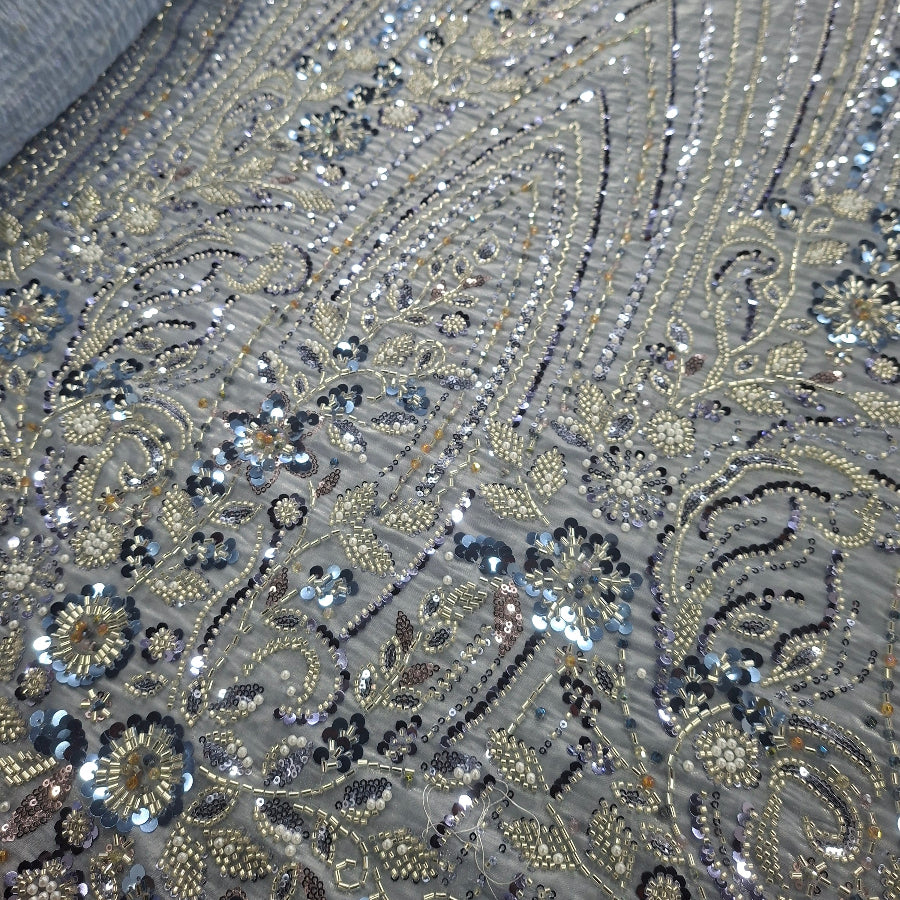 Organza With Beads And Spangle Denise