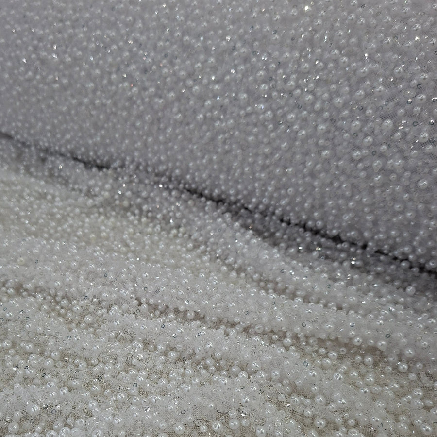 Beaded Tulle Lace