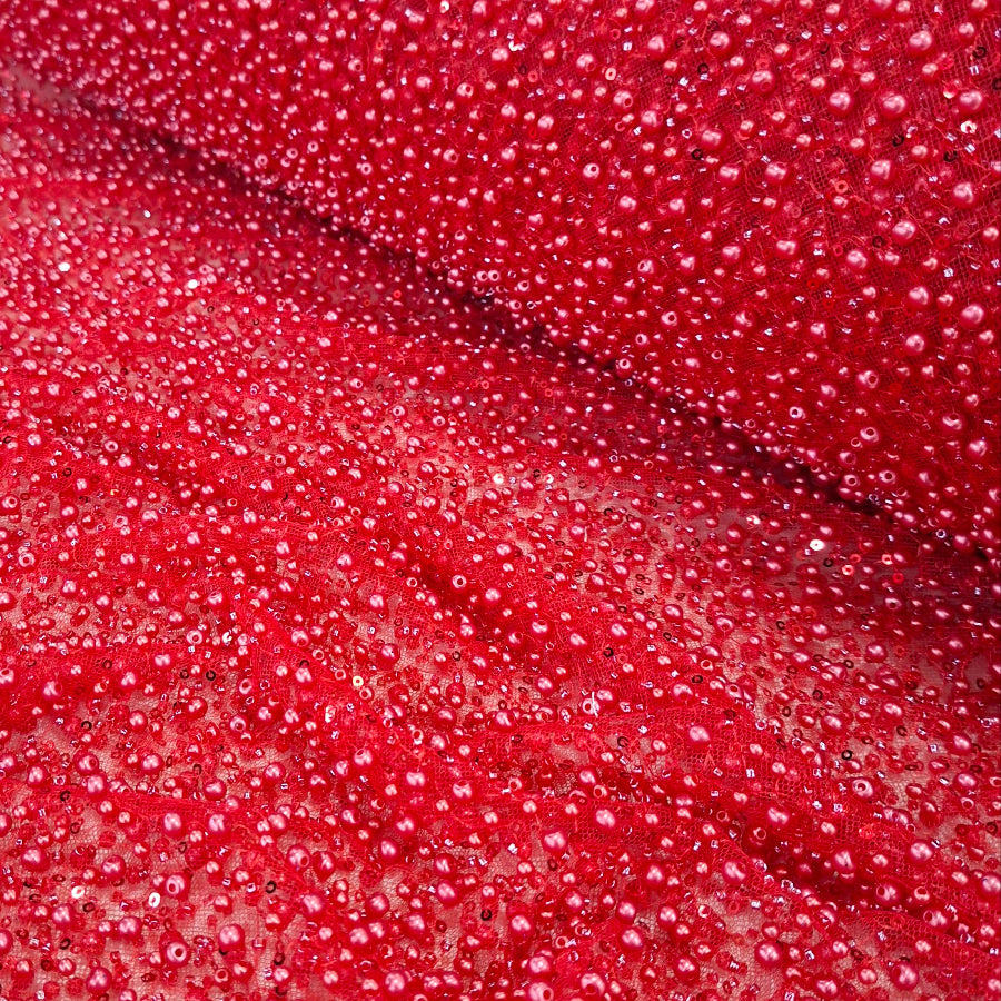 Beaded Tulle Lace