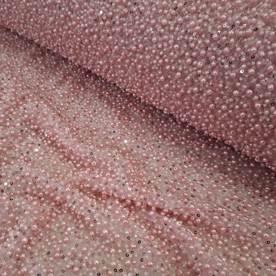 Beaded Tulle Lace