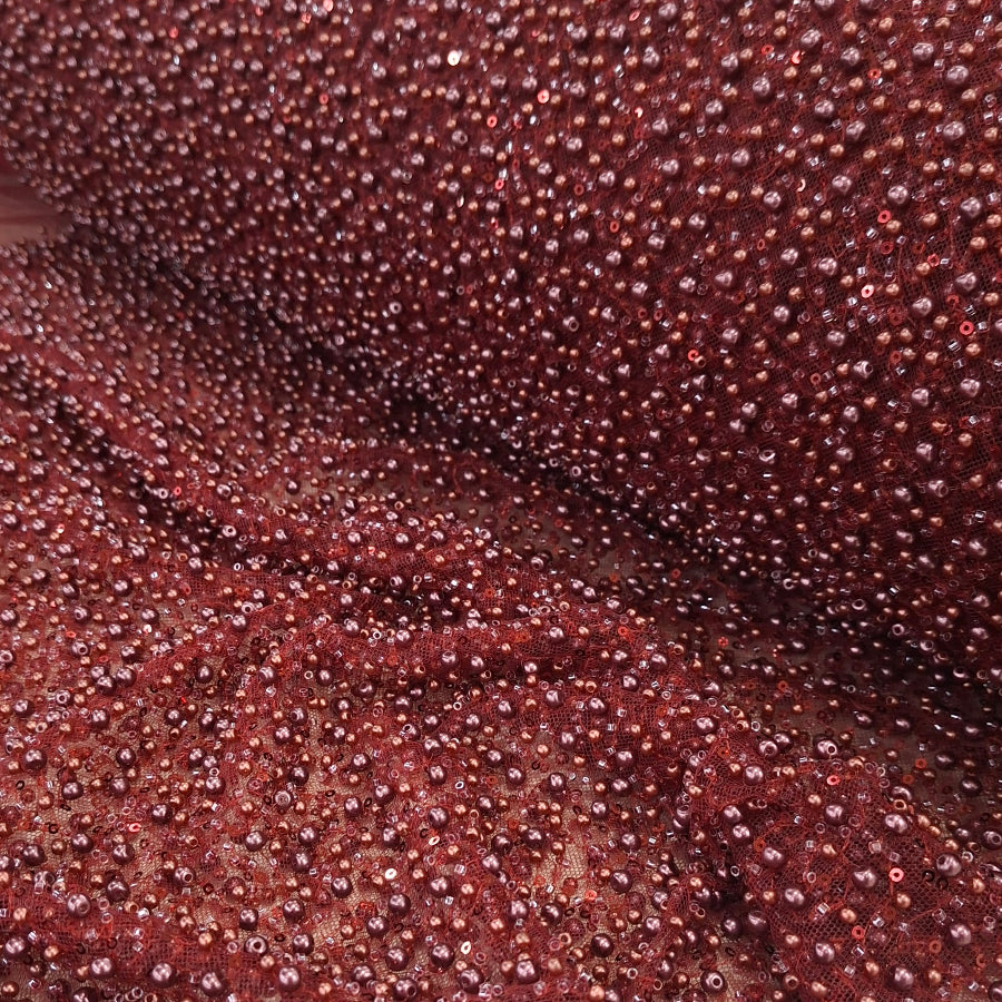 Beaded Tulle Lace