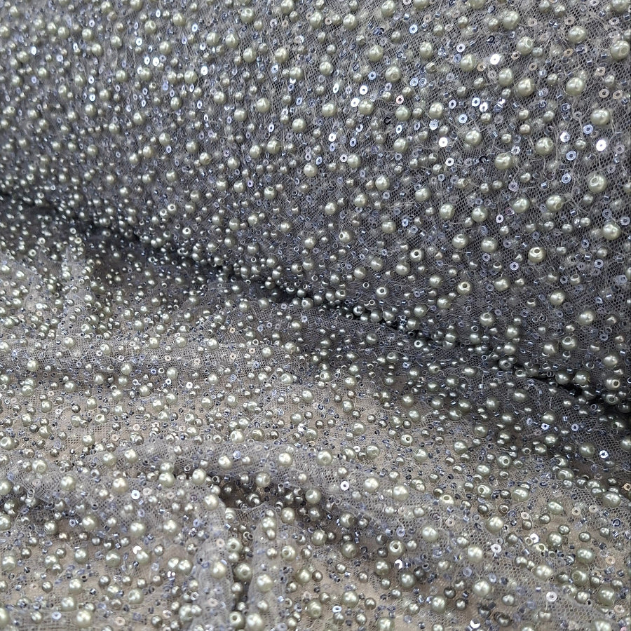 Beaded Tulle Lace