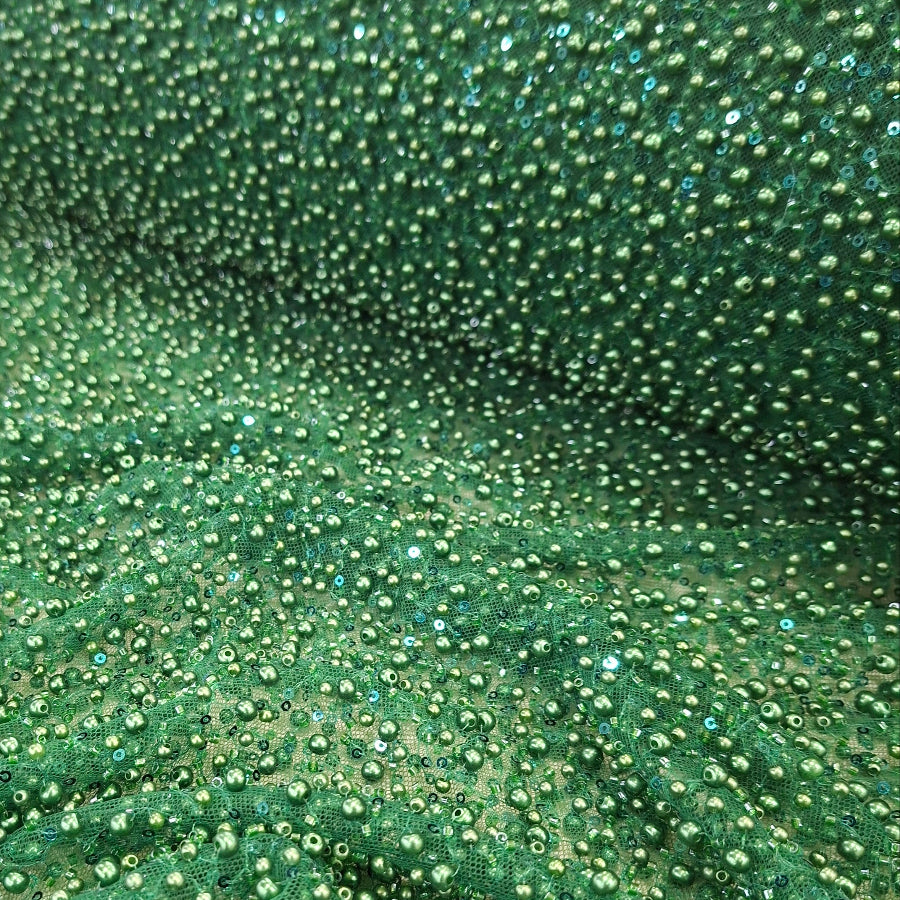 Beaded Tulle Lace