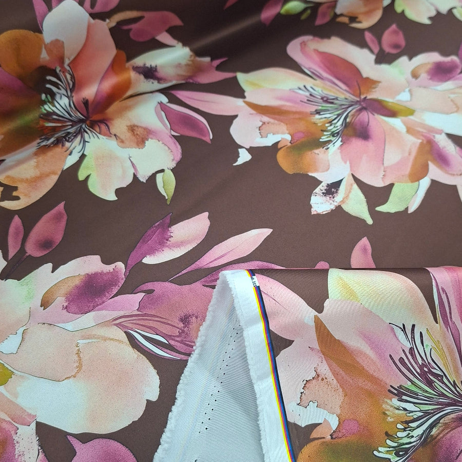 Printed Duchess Satin Fabric 150cm