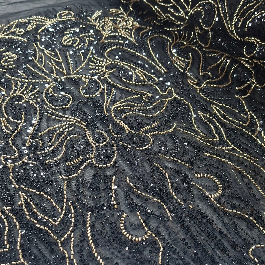 Beaded Bridal Lace Fabric
