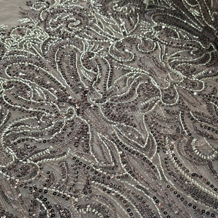 Beaded Bridal Lace Fabric