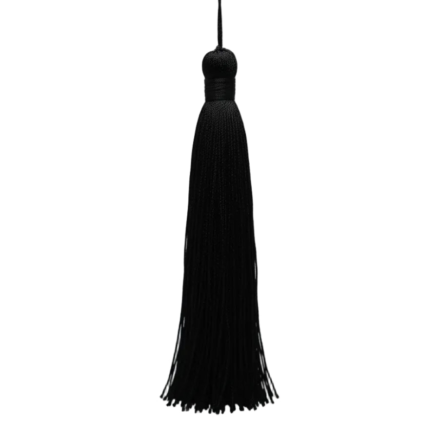 Tassels 15cm Black.