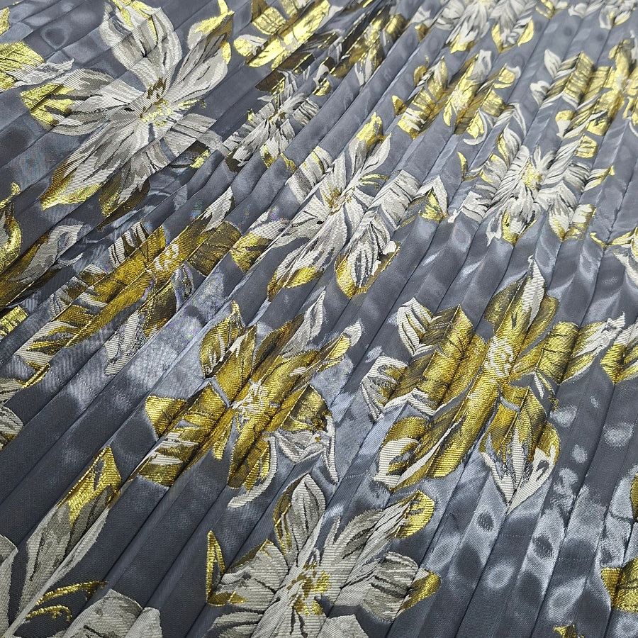 Pleated Brocade