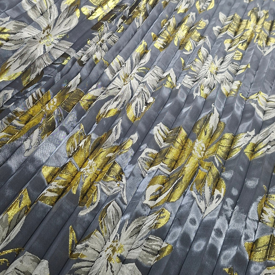 Pleated Brocade