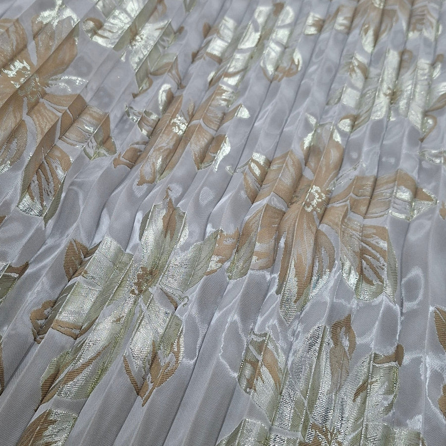 Pleated Brocade