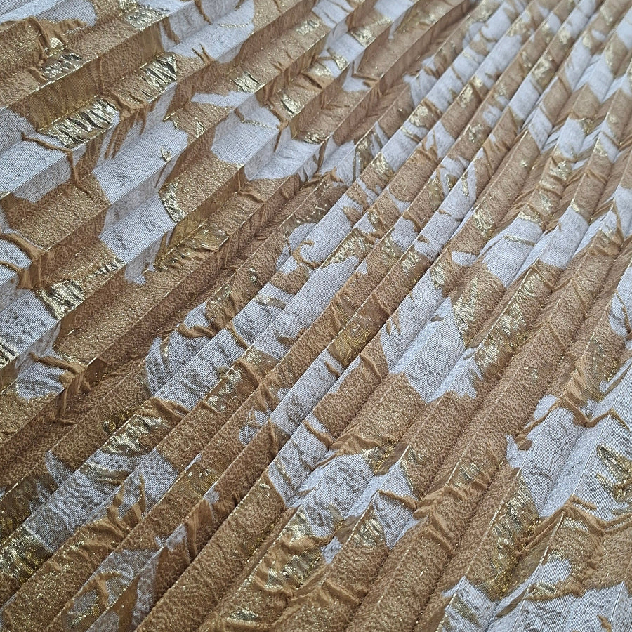 Pleated Brocade