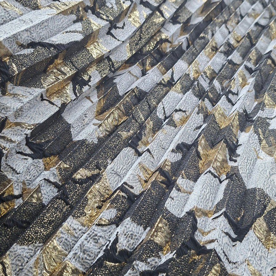 Pleated Brocade