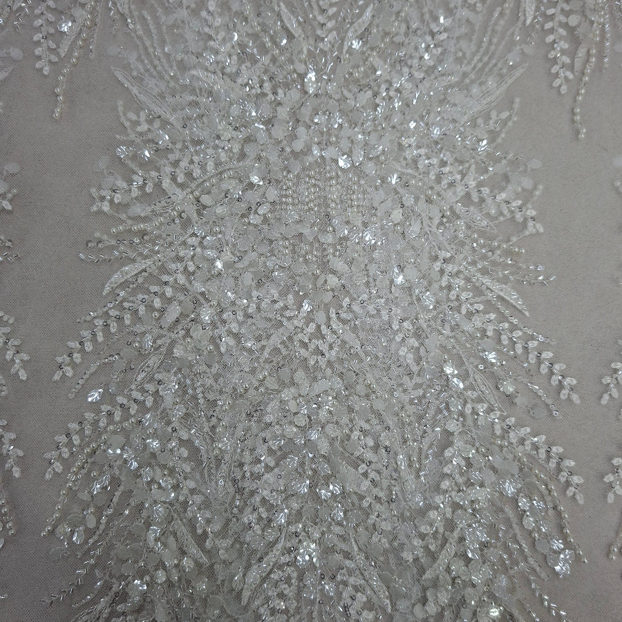 Eveningwear Off White Bridal Lace.