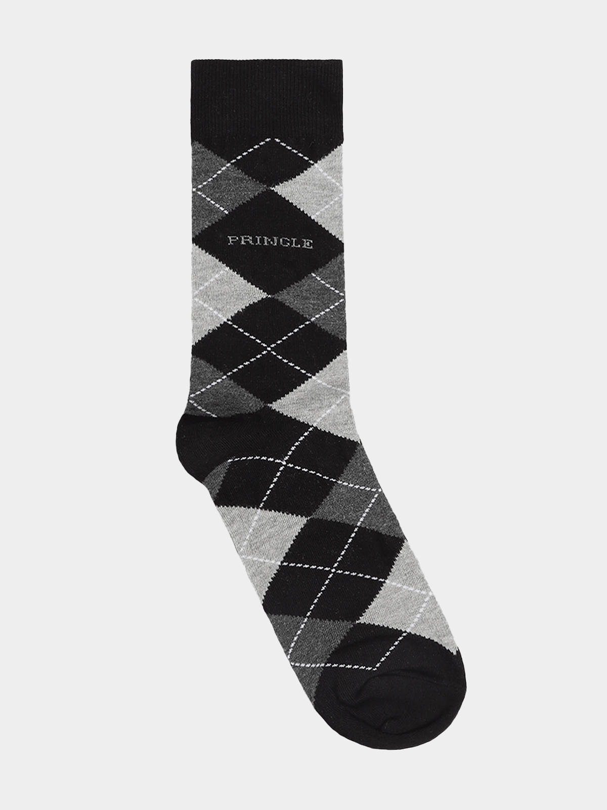 Men's Pringle Black Core Argyle Socks (7995746123865)