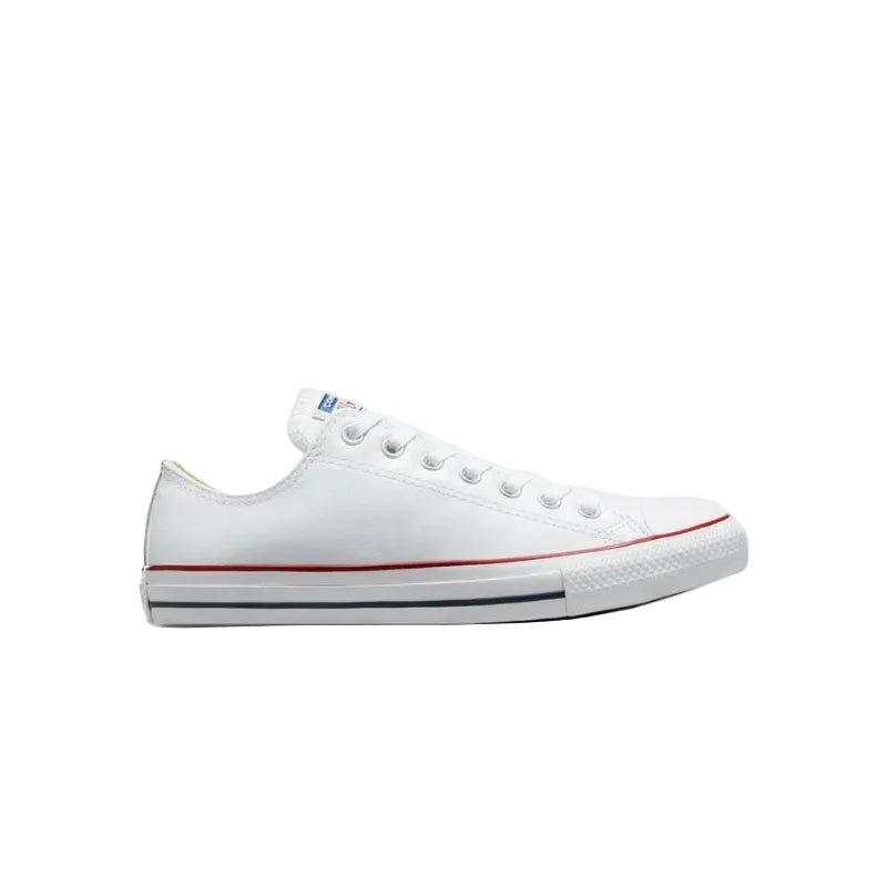 Converse Mens All Star Leather Low Sneakers-White 132173C