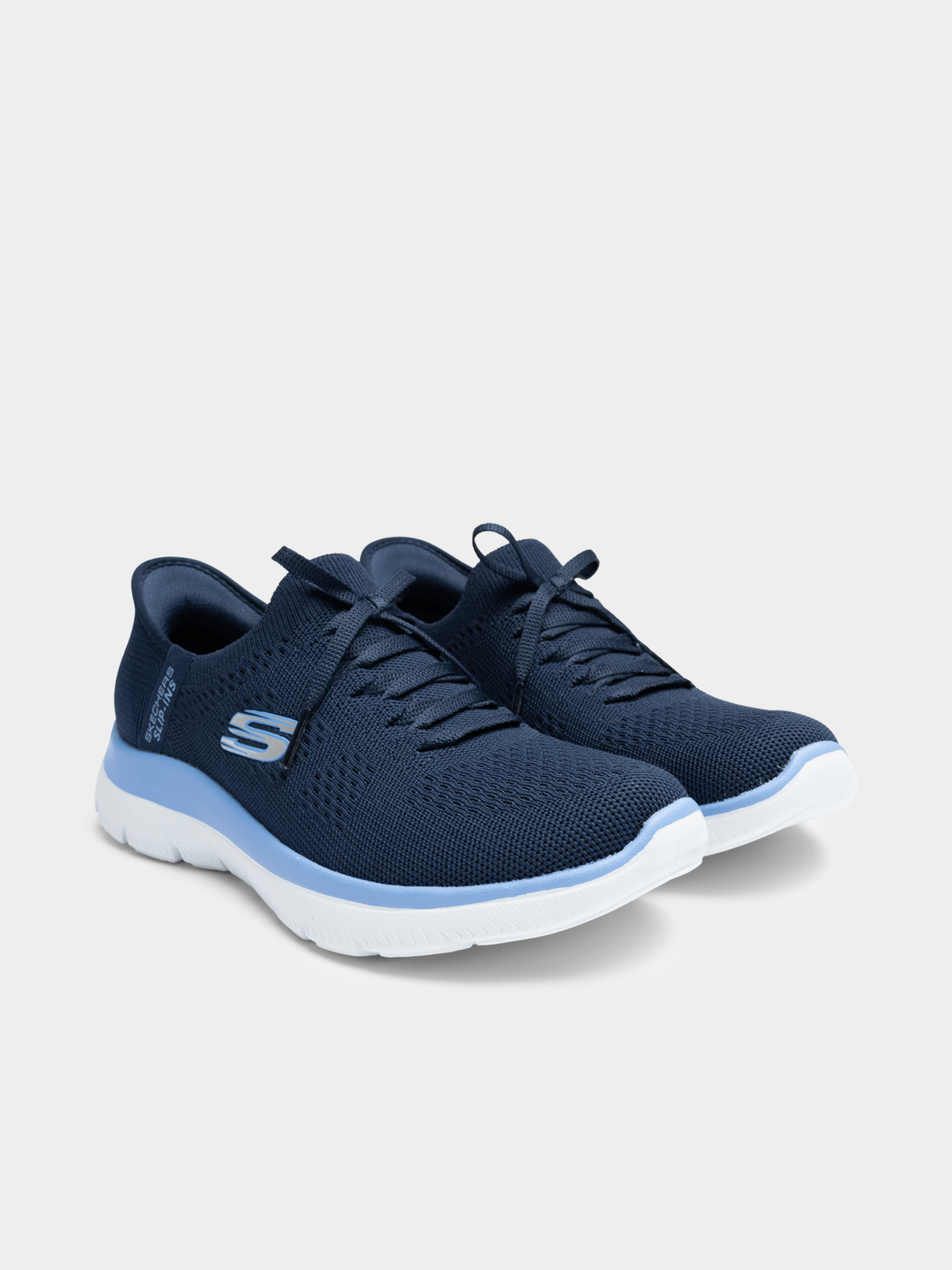 Women's Skechers Summits Slip-In Navy/White Sneaker 150128-DKNV