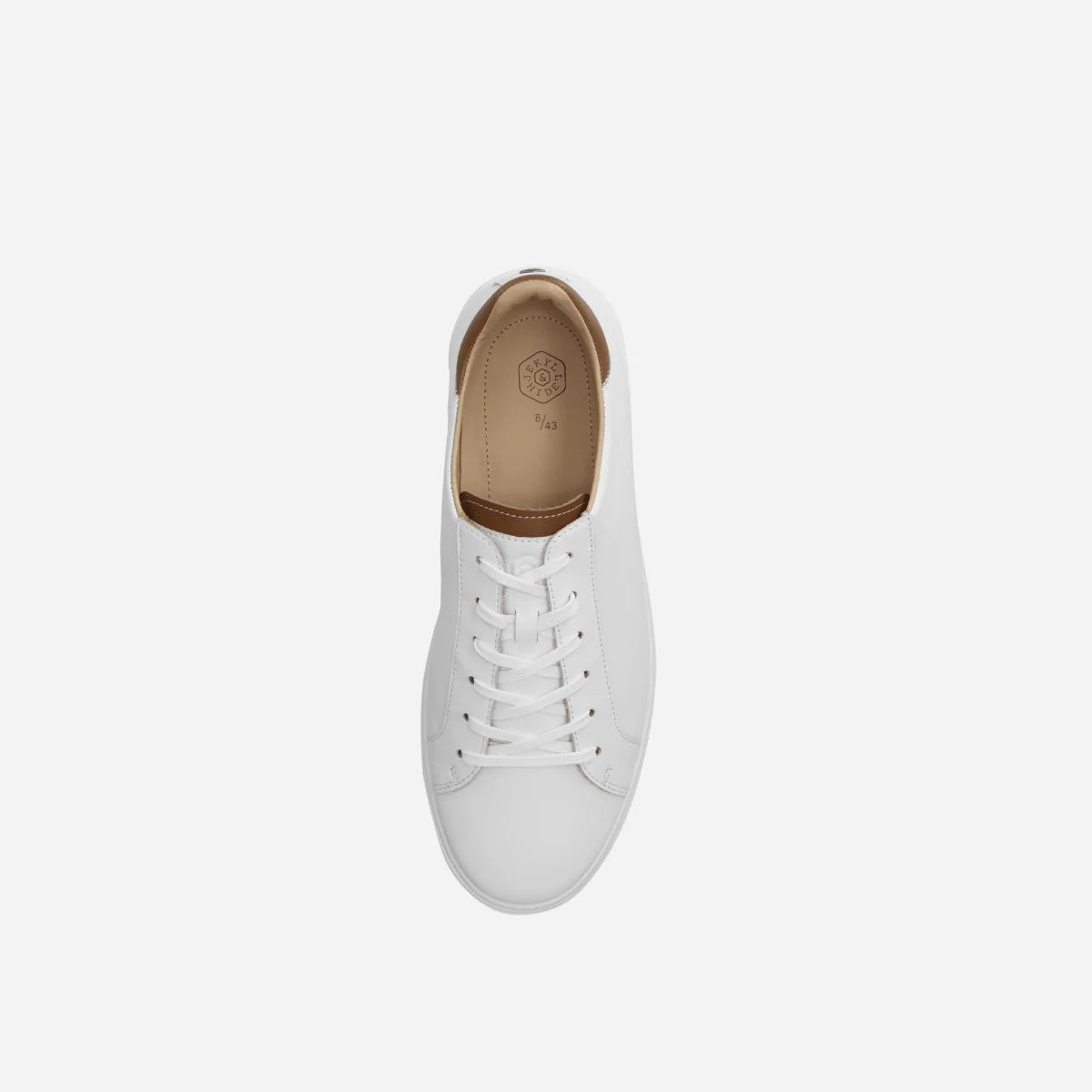 Jekyll & Hide Men's Seattle Sneaker-White Tan 2056WHTAN