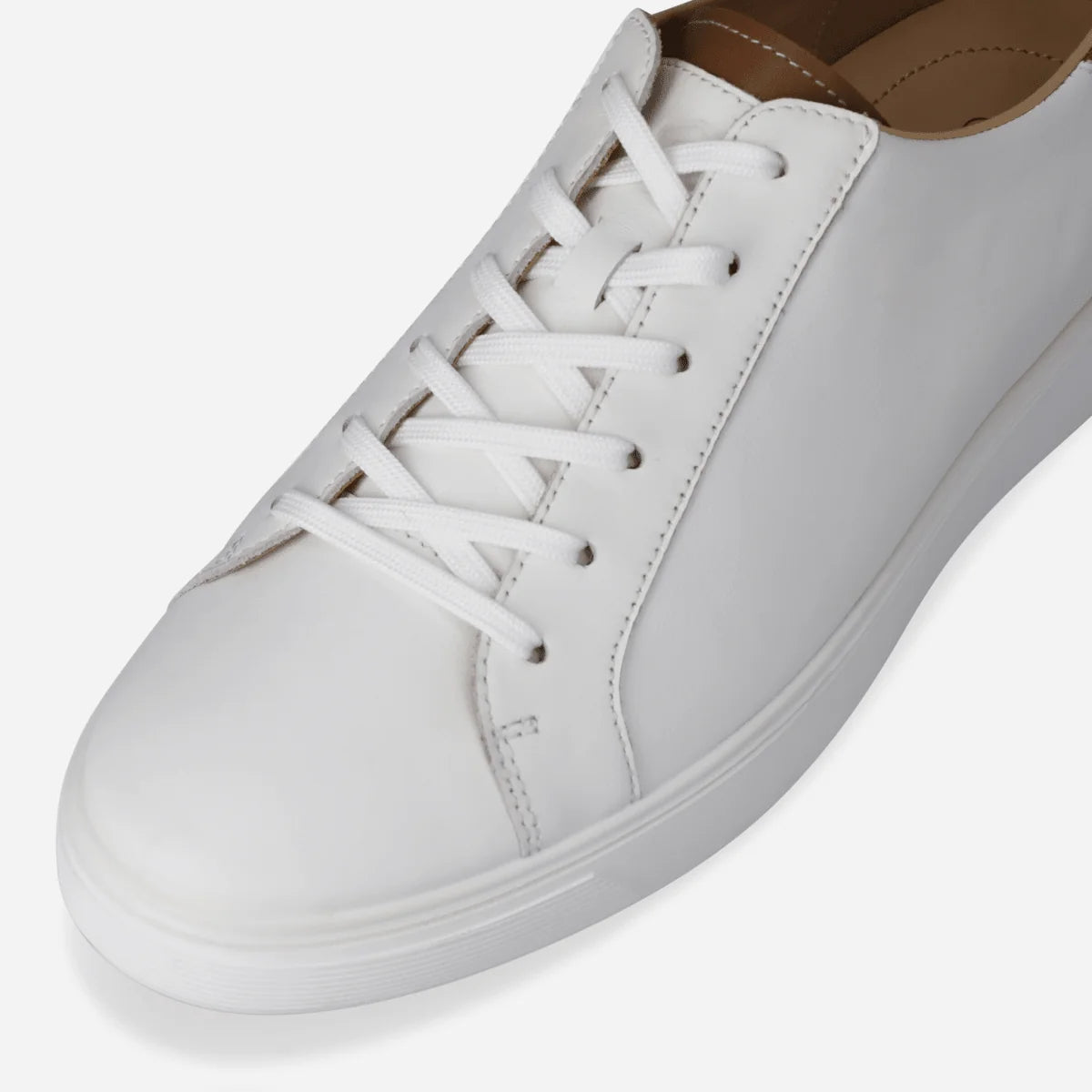 Jekyll & Hide Men's Seattle Sneaker-White Tan 2056WHTAN