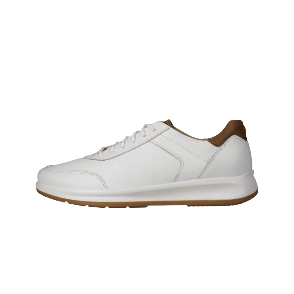 Jekyll & Hide Men's Clifton Sneaker-White Tan 2059WHTAN