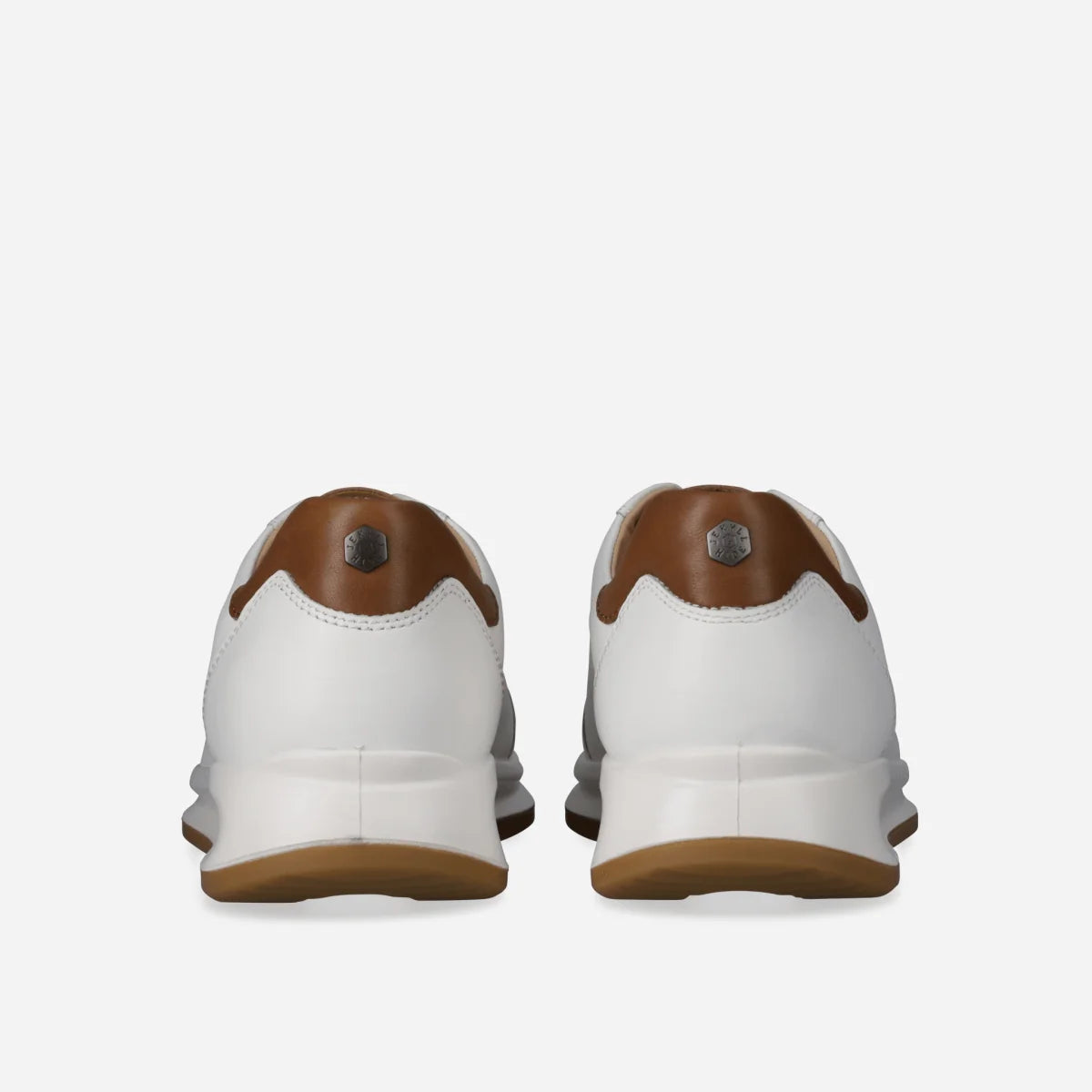 Jekyll & Hide Men's Clifton Sneaker-White Tan 2059WHTAN