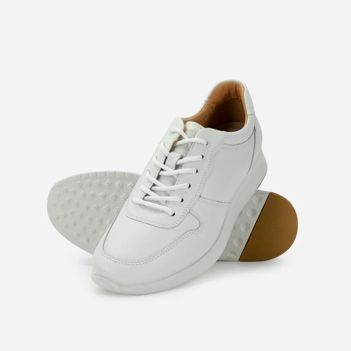 Jekyll & Hide Ladies Franca White Sneaker-White 2061WHI