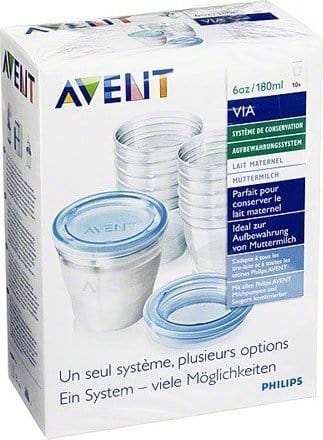 Philips Babies & Kids Philips Storage Breast Milk Containers Colour of product Transparent SCF612/10 (7422806753369)