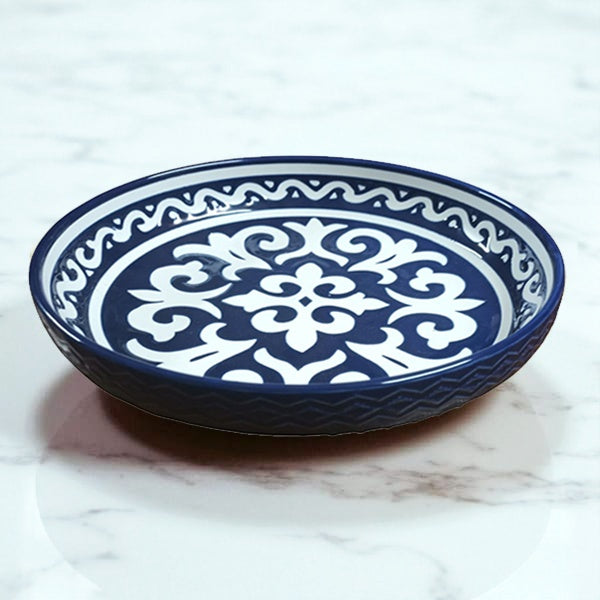 Villa Alegre Ceramic Embossed 23cm Salad Dish 20902