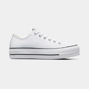 Converse Womens All Star Lift Leather White Sneakers (8001157890137)
