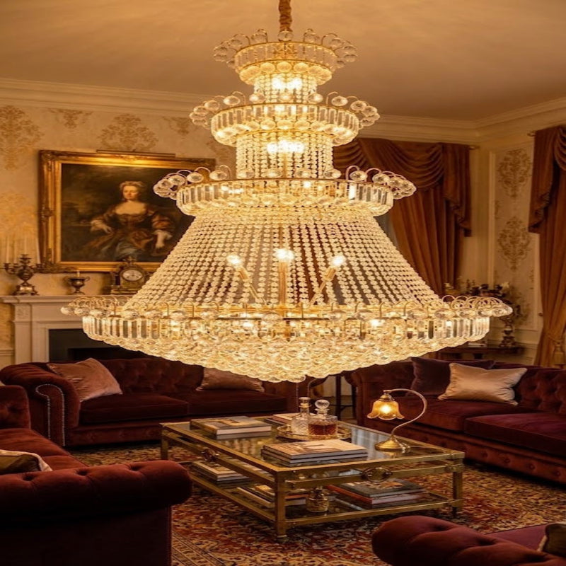 Crystal Chandelier DL-0001 Gold