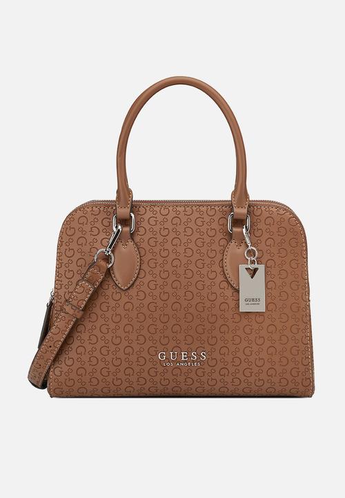 Guess Cordyn Satchel - Cognac