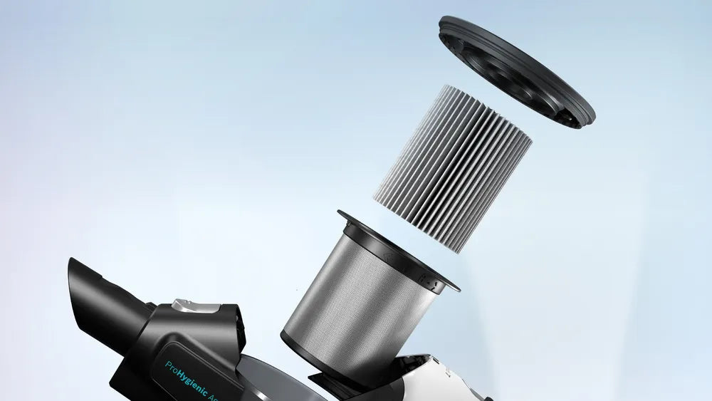 Bosch Rechargeable 2 in 1 Vacuum and Mop Unlimited 7 ProHygienic Aqua White BCS71HYG1