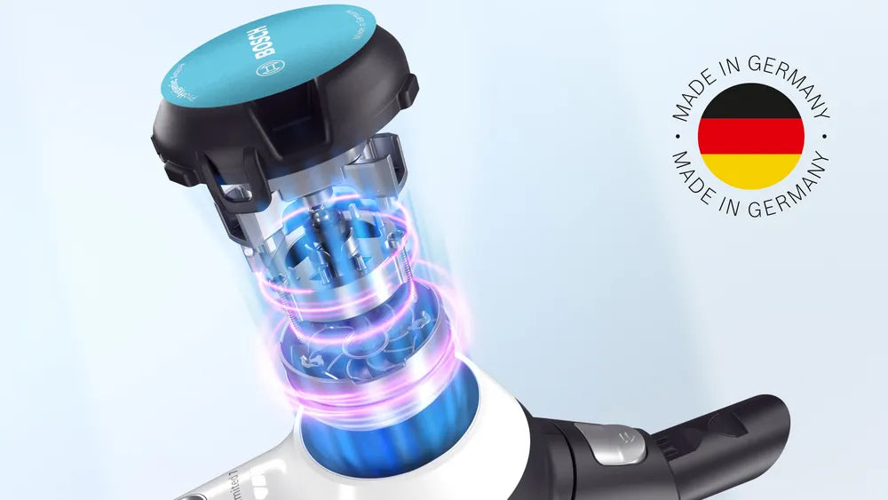 Bosch Rechargeable 2 in 1 Vacuum and Mop Unlimited 7 ProHygienic Aqua White BCS71HYG1