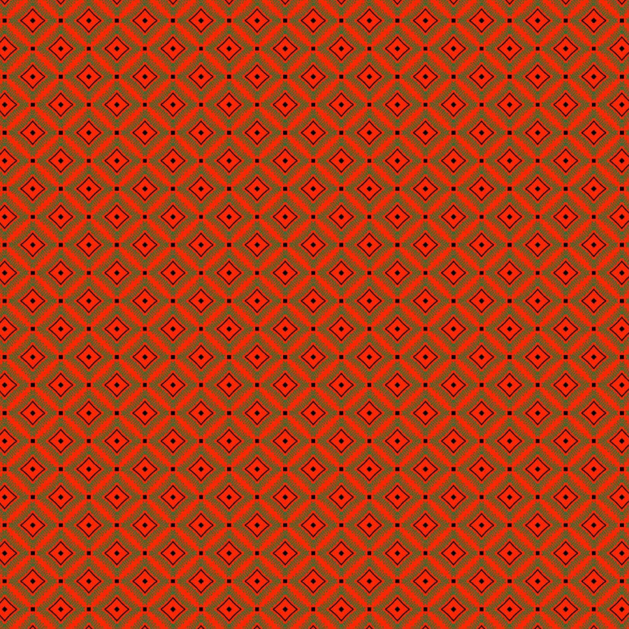 Original 3 Cat Fabric C/W16 DK Orange 90cm