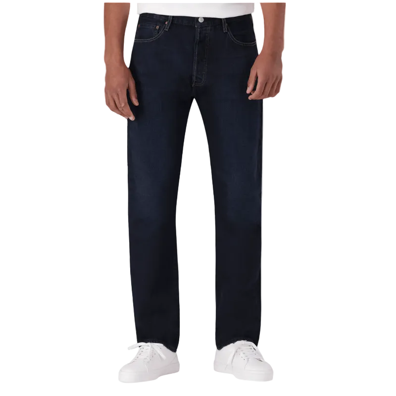 Levi's 501 Original Fit Denim Jeans Mens Dark/Night Hours A5447-0003