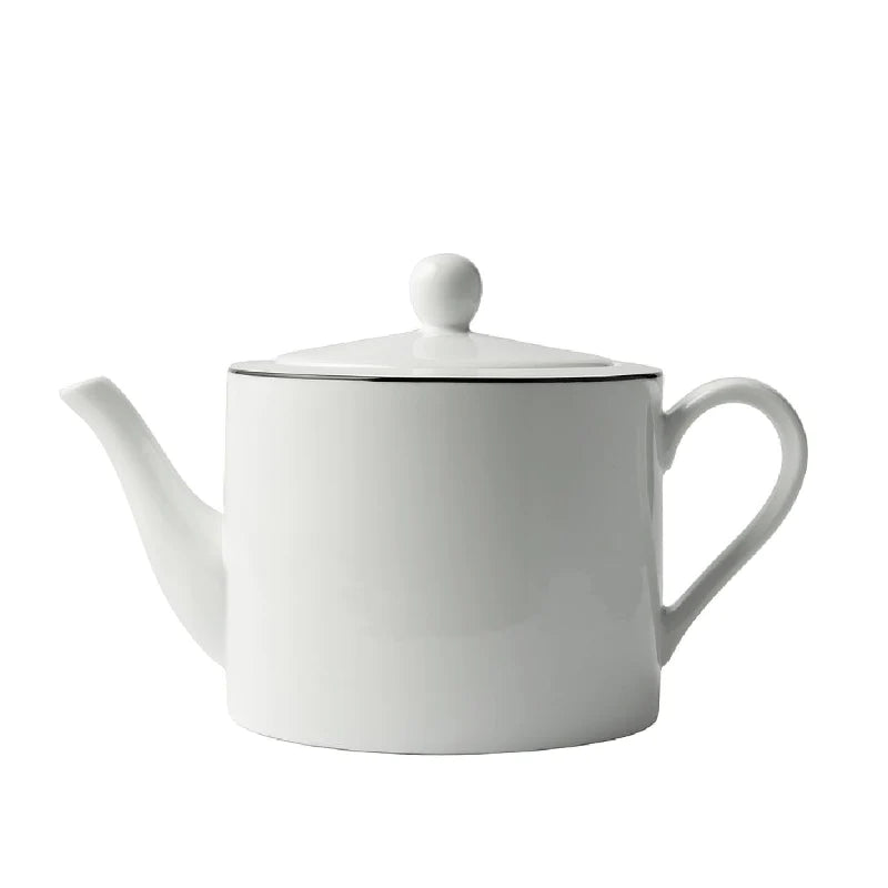 Jenna Clifford MUGS Jenna Clifford Premium Porcelain Teapot With Black Band JC-7042 (7207762133081)