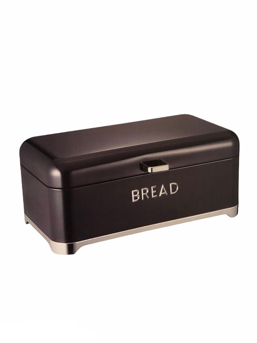 Continental Homeware CANISTER Continental Homeware Deluxe Edition Bread Bin With 3Pcs Canister Set Black CH727 (7305532407897)