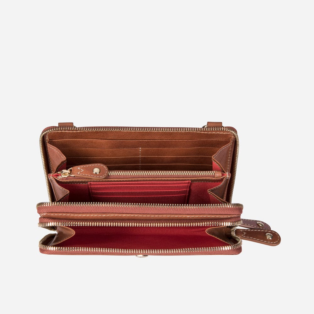 Jekyll & Hide Ladies Handbags Jekyll & Hide Ladies Purse With Detachable Straps Tan (7534266351705)