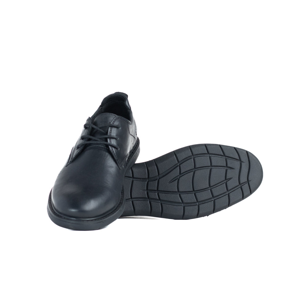 Hush Puppies Mens Dylan Casual Lace Up Shoes-Black HPM00676BKBK