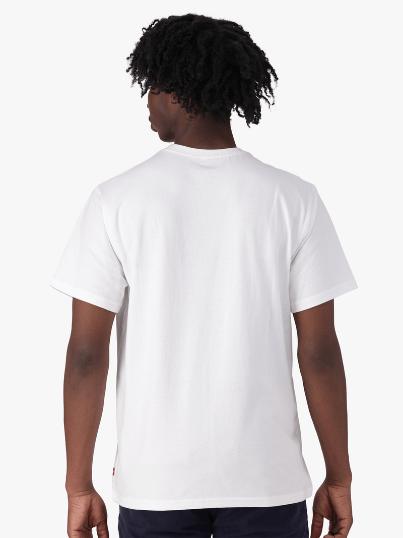 Levi's White Relaxed Fit Za Co Prep T-shirt