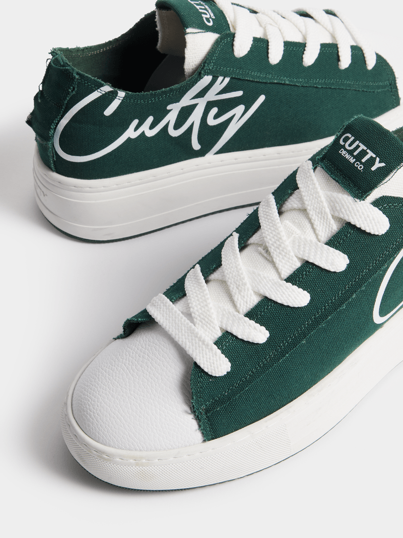 Cutty Men's Tampa Low Top Sneaker-Green CUTAMPA