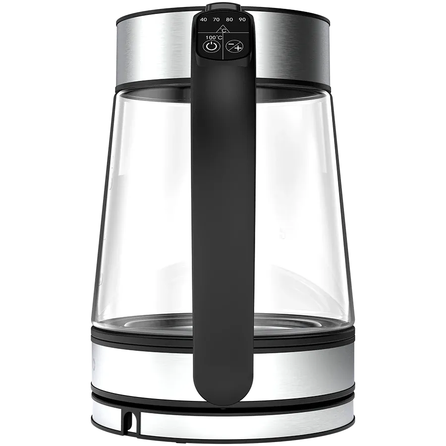 AENO EK1S Smart Electric Kettle Wi-Fi Glass 1.7L, Temp Control Black AEK0001S.
