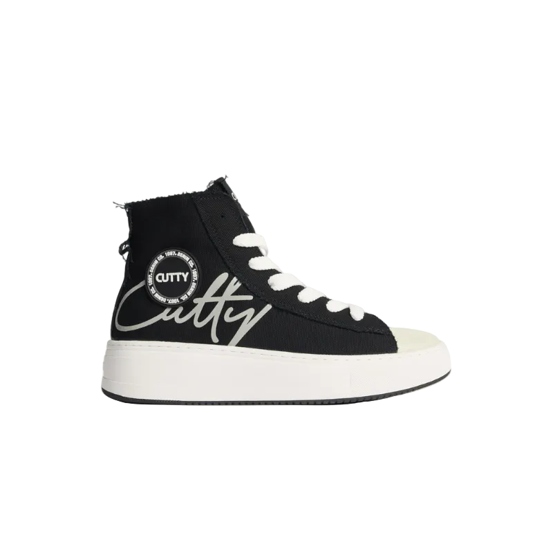 Cutty Men's Tampa Hi Top Sneaker-Black CUTAMPA