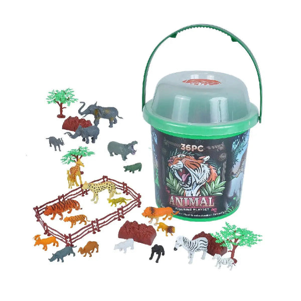 Wild Republic Adventure Bucket Set Animals WR22112.