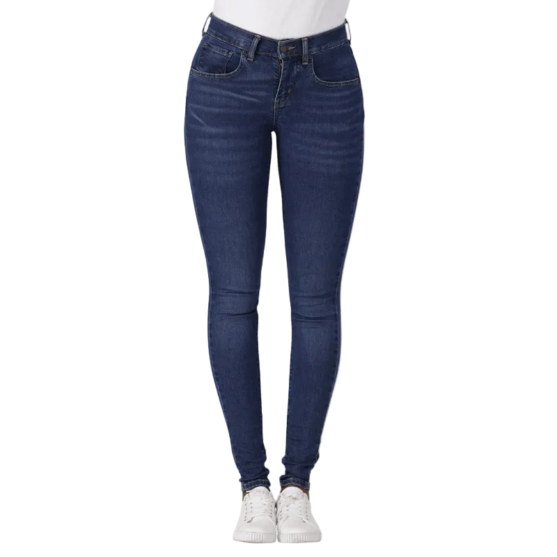 Levi's Women's Blue Curvy Hirise Superskinny Warm Jeans A41230098