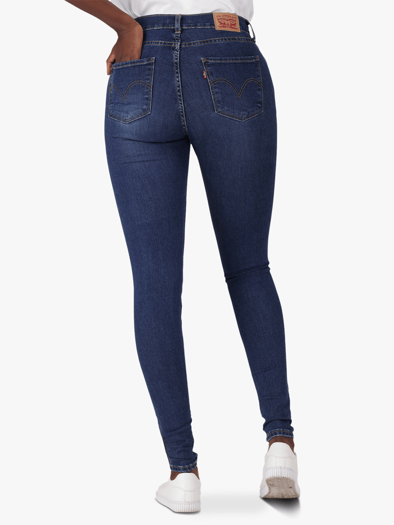 Levi's Women's Blue Curvy Hirise Superskinny Warm Jeans A41230098